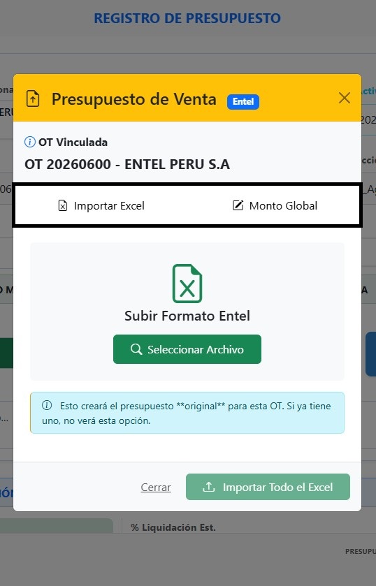 Reportes de costos