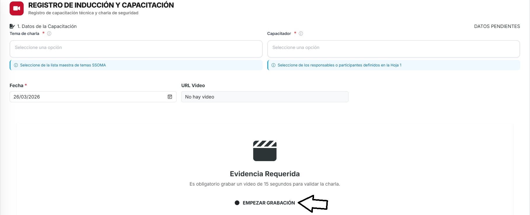 Inducción